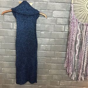 bebe Tops - 💫bebe // metallic midnight blue knit tank top s bebe Tops - 💫bebe // metallic midnight blue knit tank top s